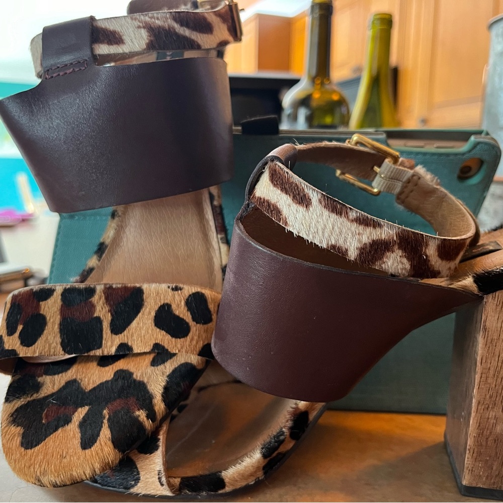 Leopard sandals - very comfortable